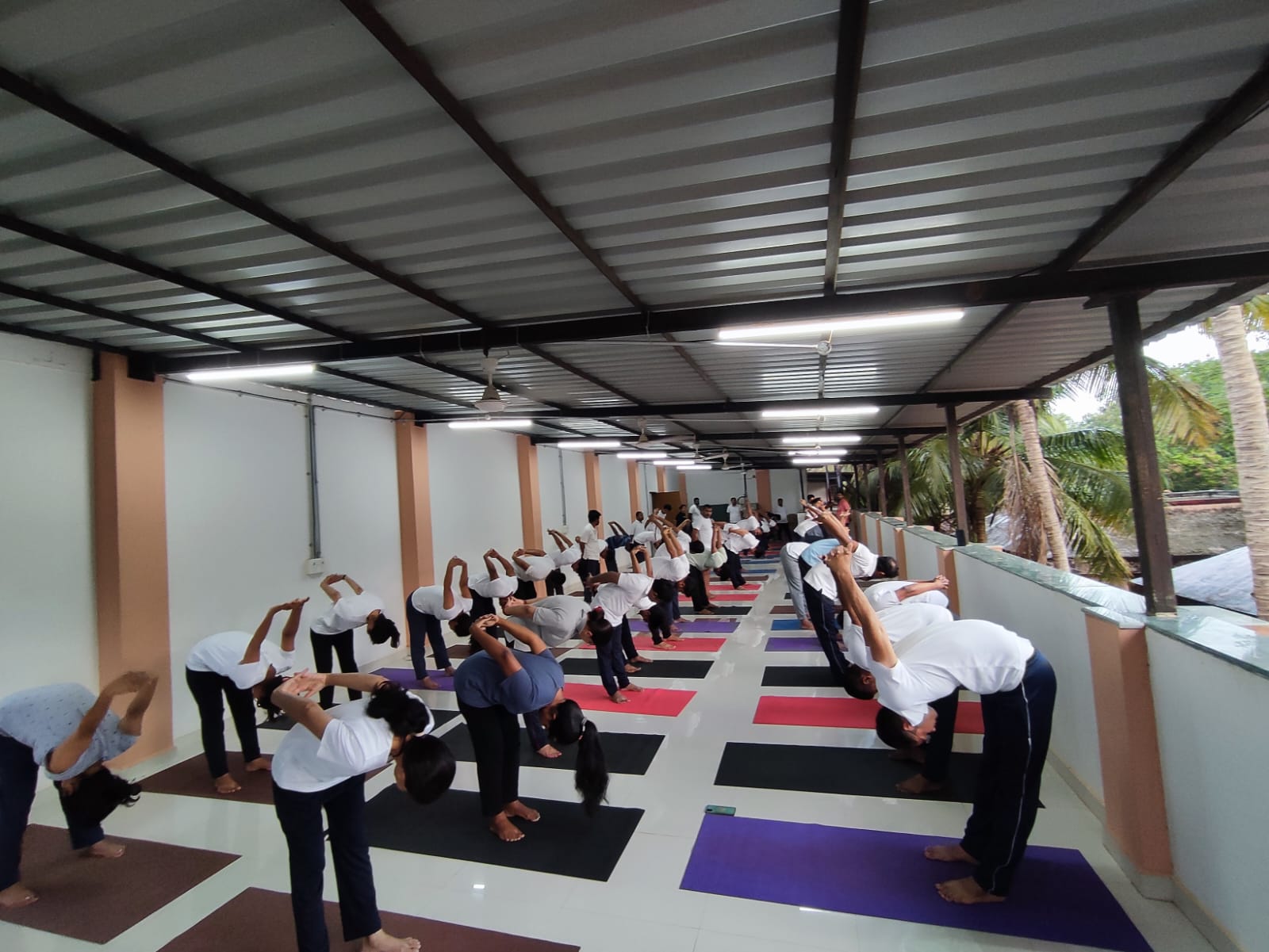 Yoga during trainings