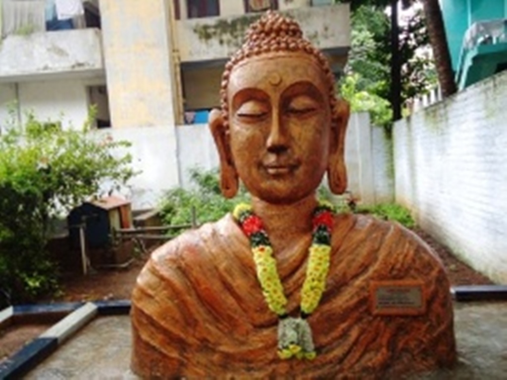 BUDHA STATUE MADE BY ART TEACHERS