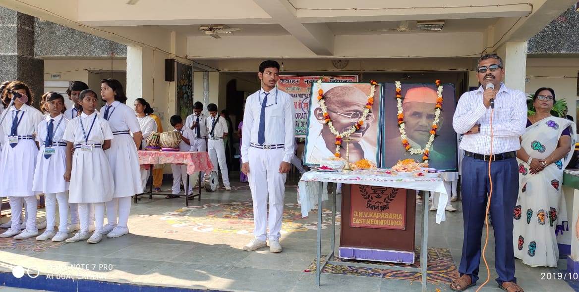 JNVEM Gandhi Jayanti Celebration 02.10.2019