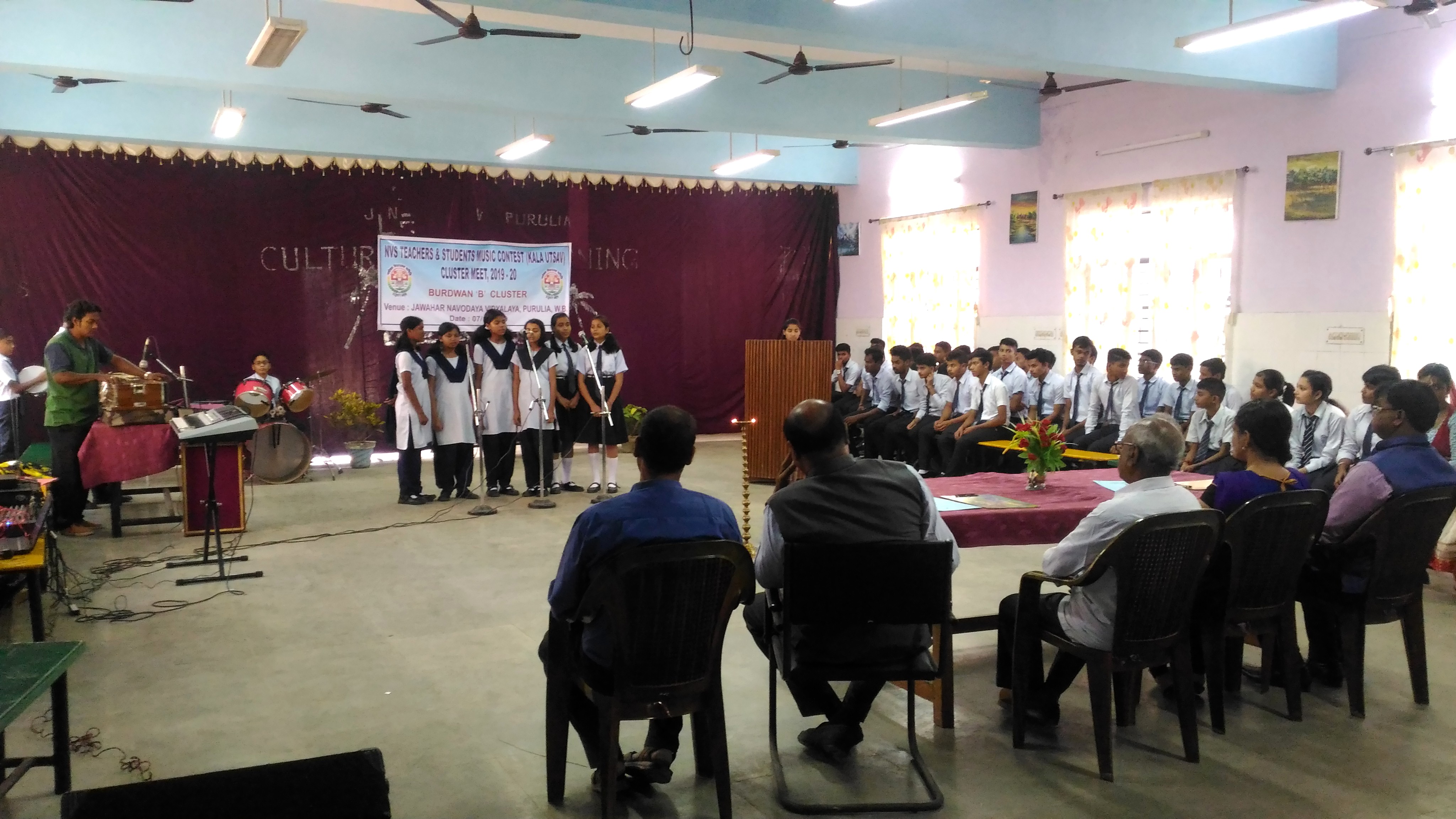 Cluster level Music and art competition 2019