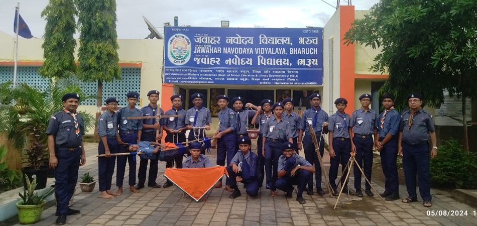 (c) Scout and Guide Tritiya Sopan Camp at vidyalaya