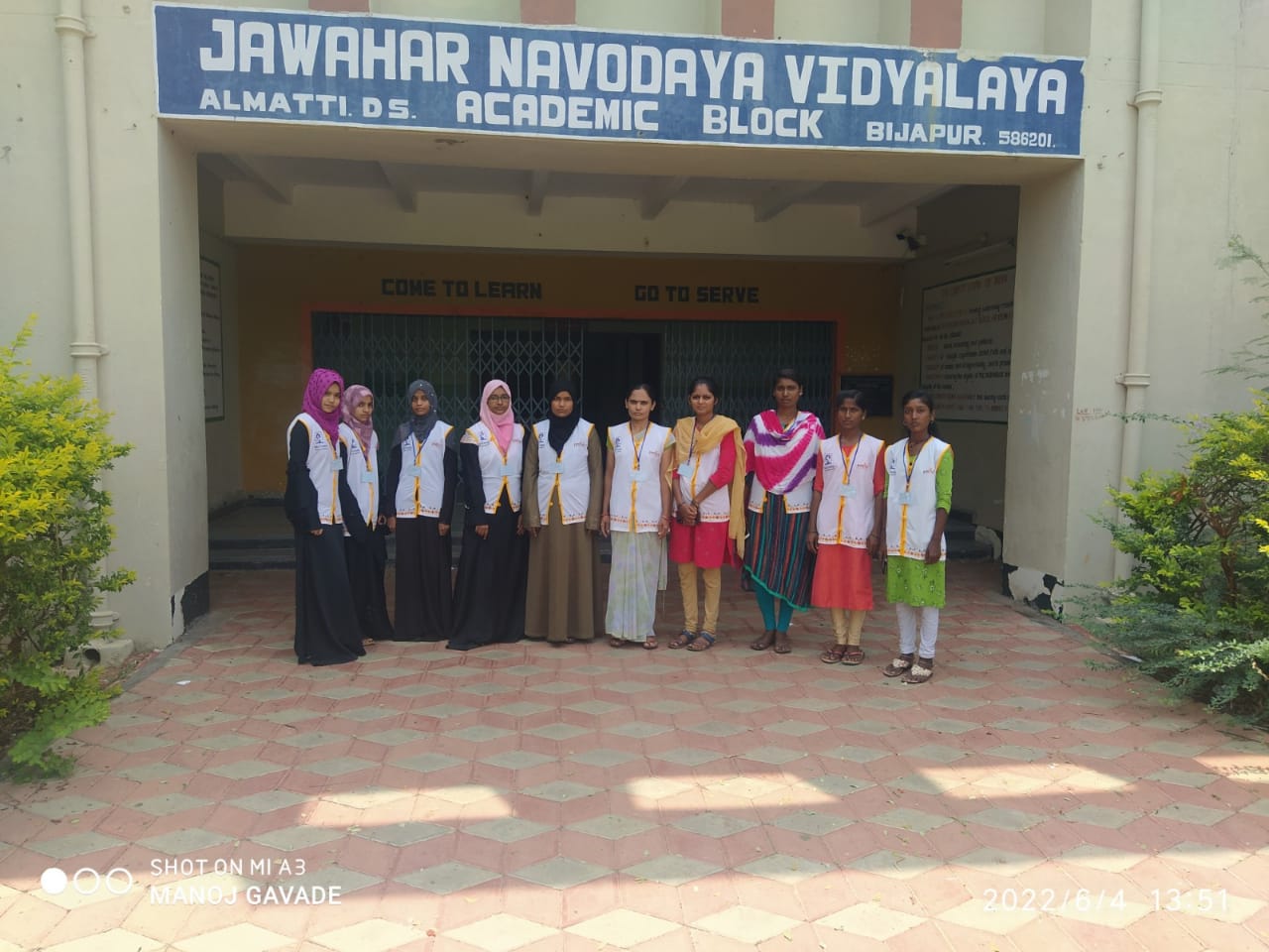 SKILL COURSE CONDUCTED IN JNV FOR OUTSIDE LADIES