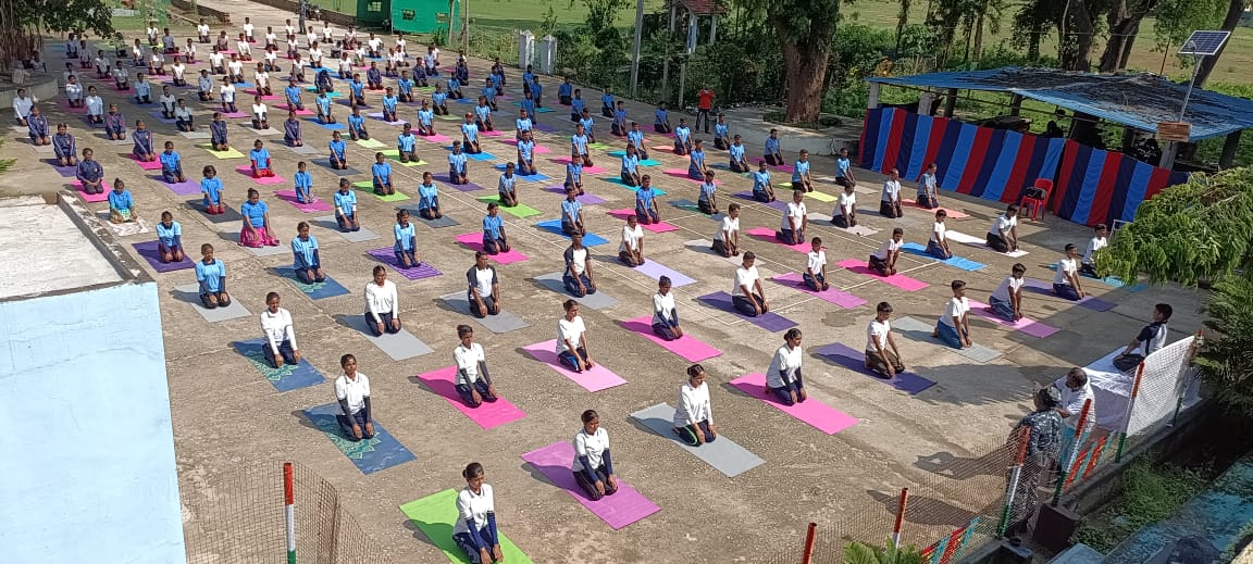 INTERNATIONAL YOGA DAY -2022 CELEBRATED IN COLLABORATION WITH NCC (NAVAL) CAMP