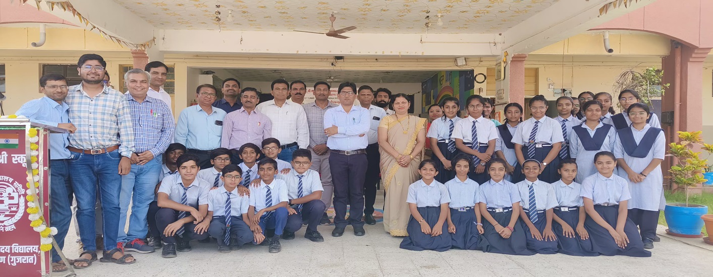 (c) Felicitation of Academic Toppers of Non - Board Classes 2023-24 (PM SHRI School - JNV Patan Gujarat)