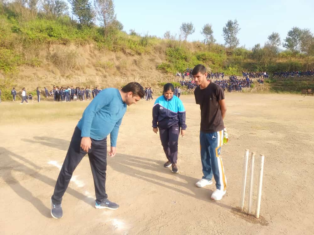 Cricket Match Between Staff Vs Students 