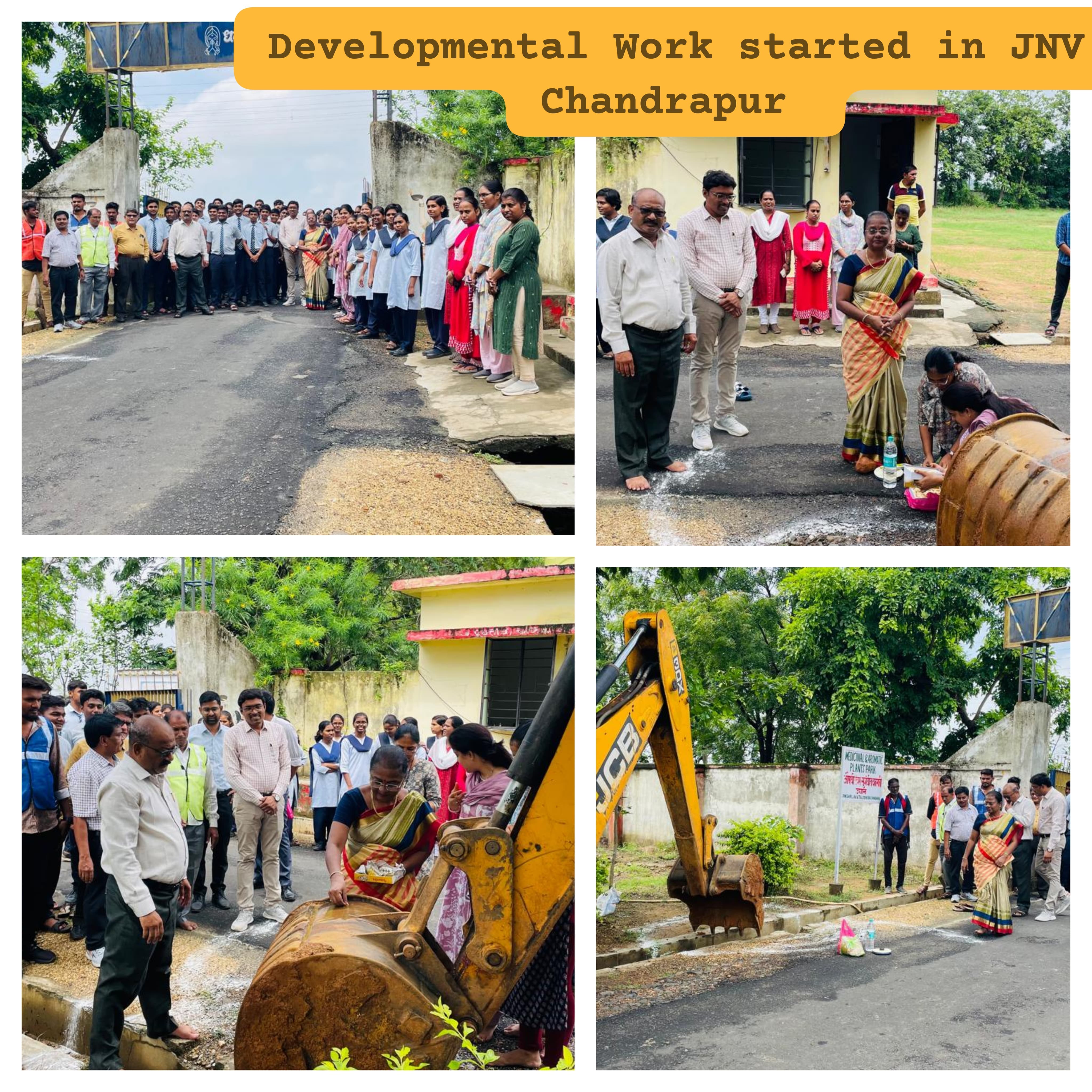 Development Work JNV Chandrapur